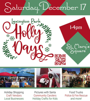  Holly Days at St. Mary's Square!  #ShopLocal 